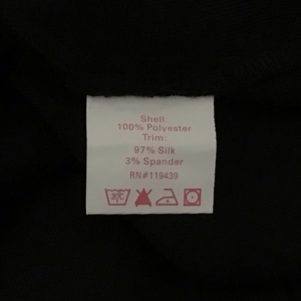 JB by Julie Brown Silk Ahoy black tuxedo satin waist cropped pants size 10 NWT - Picture 11 of 14